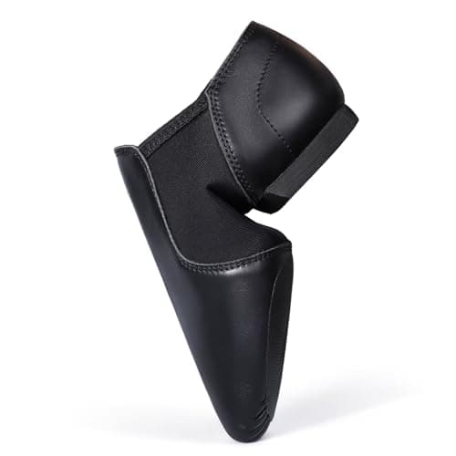 Image of Asyusyu Jazz Shoes Split Sole Black Microfiber Upper Slip On Dance Shoes-13 UK Child
