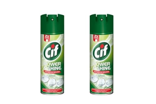 Image of Power & Shine Bathroom Mousse Citrus Burst 500ml X Pack Of 2 - Spray, Leave, Rinse - Brilliant Results, Minimum Effort