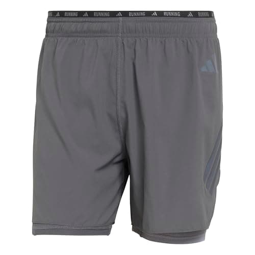 Image of adidas Men's ADI365 Running Formotion Iconic 2in1 Shorts, Grey six, M