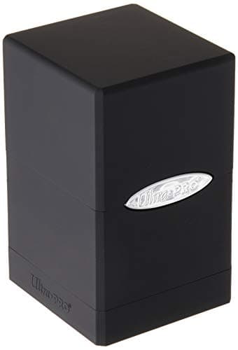 Image of Ultra Pro 13204 DECKBOX Satin Tower Black C6 Card Game