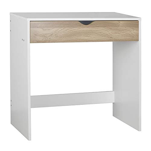 Image of URBNLIVING Bedroom 1 Drawer Wooden Small Dressing Table