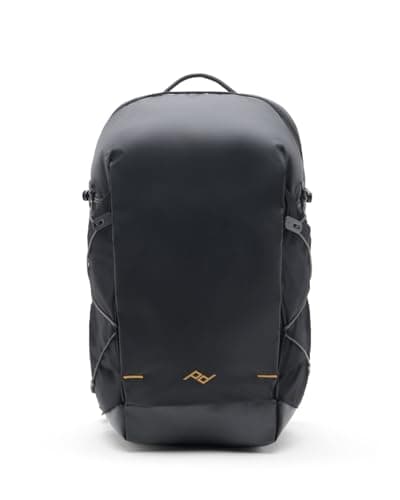 Image of Peak Design Outdoor Backpack 18L, Black, Compact and Lightweight Frameless Daypack, 270-Degree Rear Zip, Ideal for Day Hikes, Hydration, Camera Carry & Commuting, Versatile Backpack for Men and Women