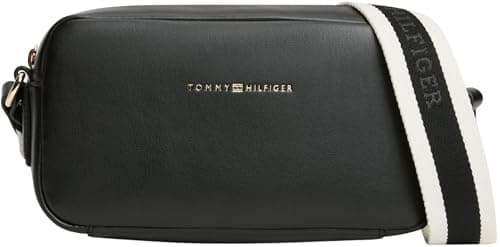 Image of Tommy Hilfiger Women's Th Essential Camera Bag AW0AW18370 Crossover, BLACK (Black), One Size