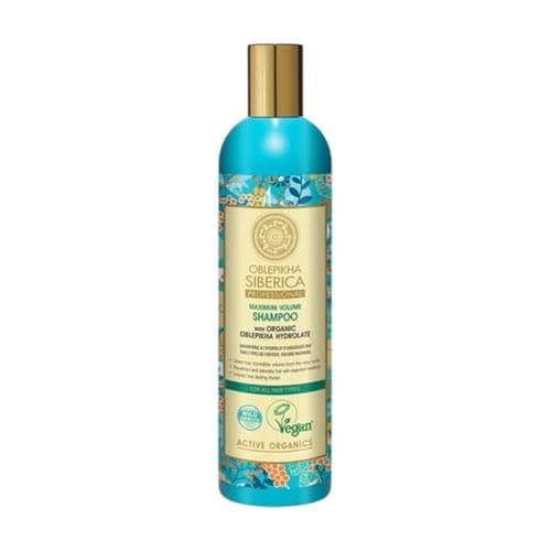 Image of Natura Siberica Professional Oblepikha Shampoo for All Hair Types 400ml Sea Buckthorn TWIN PACK