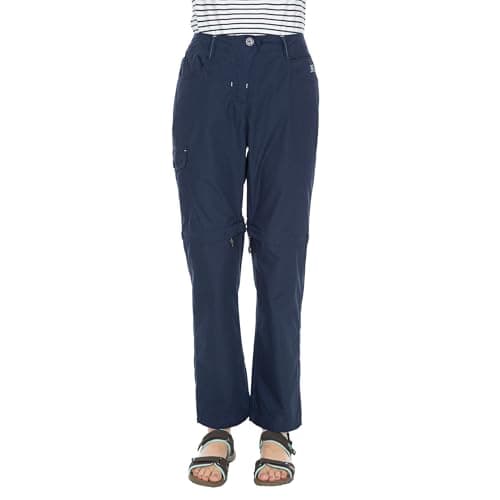 Image of Trespass Womens Cargo Trousers Walking Pants with Zip Off Legs Rambler
