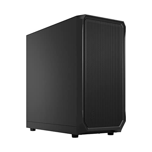 Image of Fractal Design Focus 2 Black Solid - Mesh front – Two 140 mm Aspect fans included – ATX Gaming Case