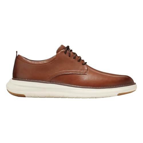 Image of Cole Haan Men's Grand Remix Oxford, British Tan/Ivory, 7-M UK