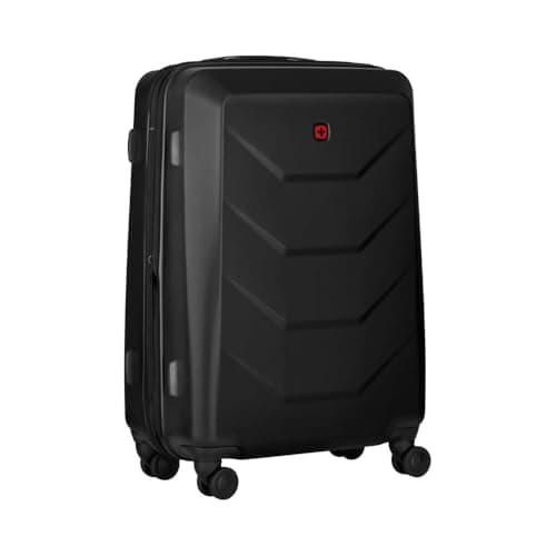Image of Wenger Prymo Medium hardside case with 4 Wheels, mid-Sized, 59 (67) L, Hardshell, Security Lock, for Men and Women, Travel or Vacation, Black, 612537