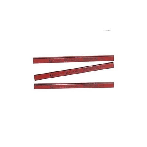 Image of Rexel REX34330 Blackedge Carpenters Pencils Medium Grade Red Pack of 12