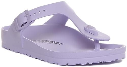 Image of Birkenstock GIZEH, Women’s Sandal, Purple Fog, 5 UK