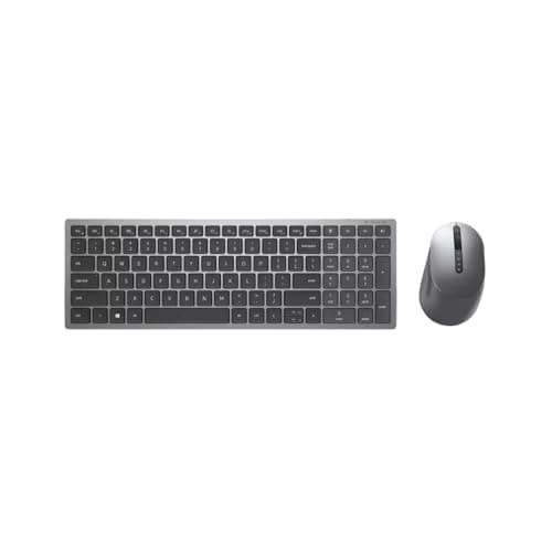 Image of DELL KM7120W clavier Souris incluse RF sans fil + Bluetooth QWERTY US International Gris, Titane