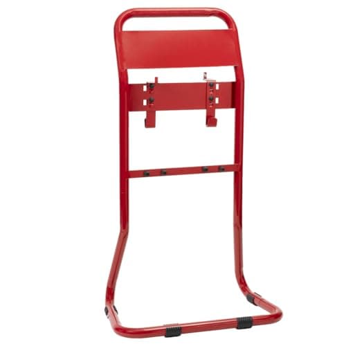 Image of Firechief Flat Pack Fire Extinguisher Stand, Double, Red - Versatile Fire Safety Stand for Powder, Foam, or CO2 Fire Extinguisher - Fire Extinguishers Stand for Offices, Premises, and Workplaces