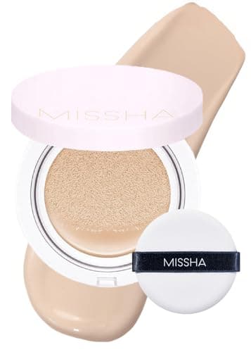Image of Missha Magic Cushion Cover Lasting Foundation SPF50+/PA+++, #21 Light Beige 15 g, 8809581449282