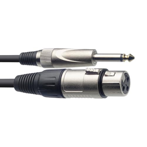Image of Stagg Microphone Cable, XLR, Black, 3m (SMC3XP)