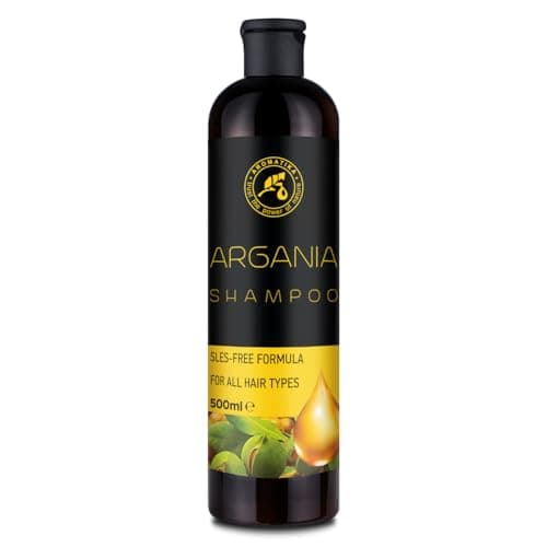 Image of Argan Shampoo 500ml - Shampoo with Argan Oil - Hair Care Shampoo - Hair Gloss - Soft and Supple Hair - Hair and Scalp Care - All hair types - Beauty - Argania Shampoo
