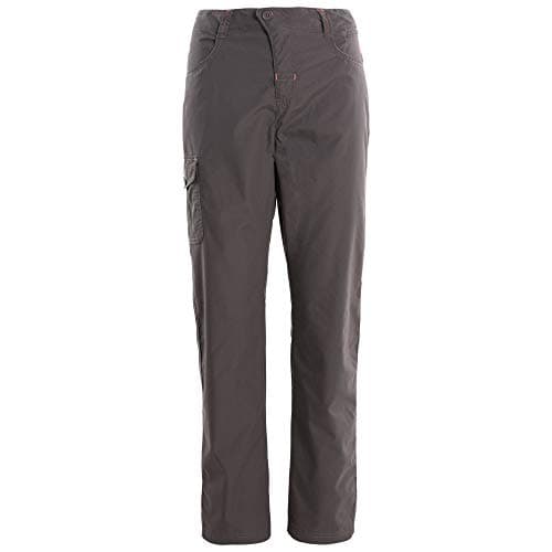 Image of Trespass Womens/Ladies Rambler Water Repellent Outdoor Trousers (S) (Carbon)