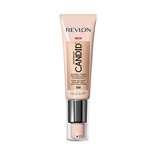 Image of Revlon PhotoReady Candid Natural Finish Foundation with Anti Pollution Antioxidant Anti-Blue Light Ingredients, 130 Ivory, 22 ml
