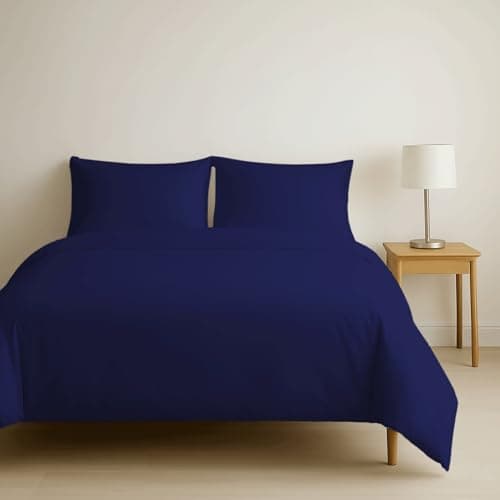 Image of Dreema Novexa Double Duvet Cover Set | 100% Egyptian Cotton 400 Thread Count | 3 Piece Bedding Set with 2 Pillowcases | Luxury Hotel Quality Sateen Weave - Soft & Breathable (200x200cm)
