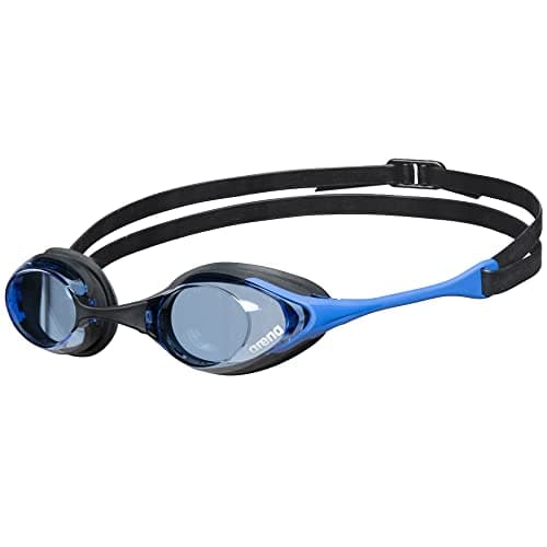 Image of ARENA Cobra Original Swipe Unisex Adult Racing Swimming Goggles, Swimming Pool Goggles with UV Protection Anti-Fog Lenses, 4 Interchangeable Nose Bridges