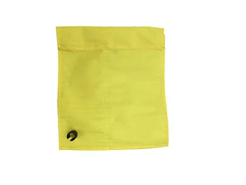Image of Flag for 25mm corner post with clip (Yellow)