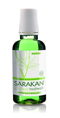 Image of Sarakan Anti-Plaque Mouthwash (300 ml) | Formulated To Reduce Plaque and Tartar | Alcohol Free | Fluoride Free | Vegan