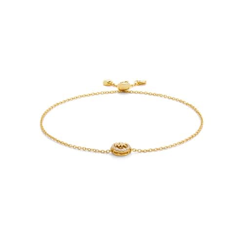 Image of Michael Kors Premium Women's Gold-Tone Sterling Silver Bracelet, MKC1762CZ710