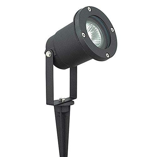 Image of Luceco LED Gu10 Garden Spike IP65 Slate Grey Less Lamp LEXDGLSG-01