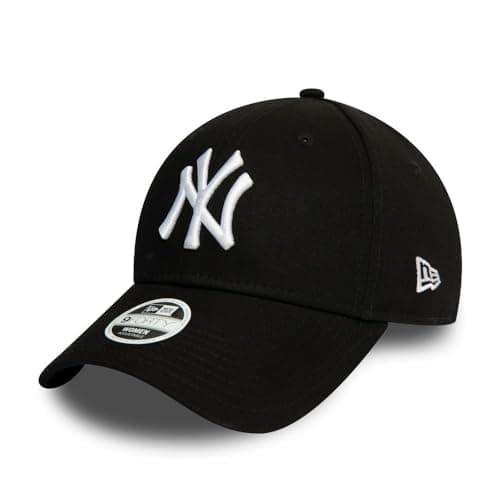 Image of New Era New York Yankees MLB League Essential Black 9Forty Adjustable Women Cap