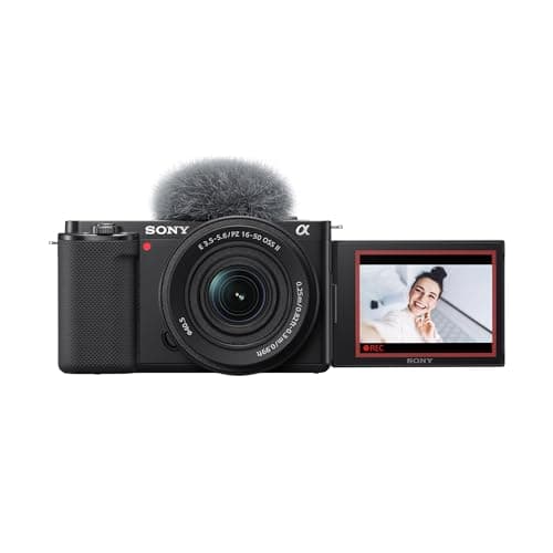 Image of Sony Alpha ZV-E10K (Previously ZV-E10L) with Upgraded SELP1650 (Ver 2) Power Zoom Lens | 24.2 MP Interchangeable-Lens Mirrorless vlog Camera, Made for Creators |APS-C Sensor 4K Movie Recording-Black
