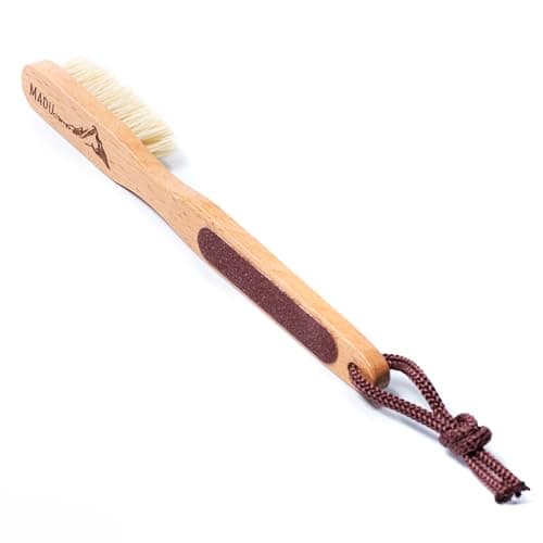Image of MADU CLIMB Boar’s Hair Precision Rock Climbing Brush with a Built-In Skin File
