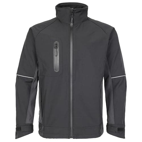 Image of TuffStuff Mens 252 Softshell Jacket, Black, 3XL EU