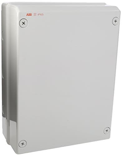 Image of ABB IP65 Junction Box • Fully Dust Sealed Enclosure • Waterproof Electric Cable Connector Unit • Shockproof Adaptable • Indoor/Outdoor Box • 275 x 370 x 140mm
