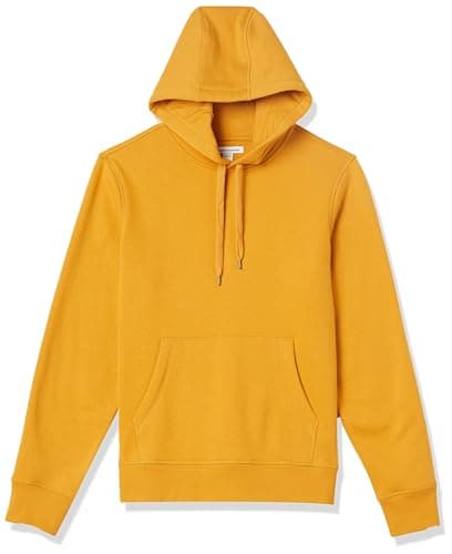 Image of Amazon Essentials Men's Pullover Sweatshirt Hoodie (Available in Big & Tall), Gold, XL
