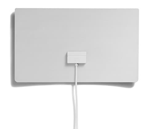 Image of One For All Ultra Flat Amplified Indoor Digital TV Aerial - Ready to receive Freeview and Analogue TV Signals within a range of 15 miles -4G Filter- Full HD ready – UHF/VHF – White/black - SV9440