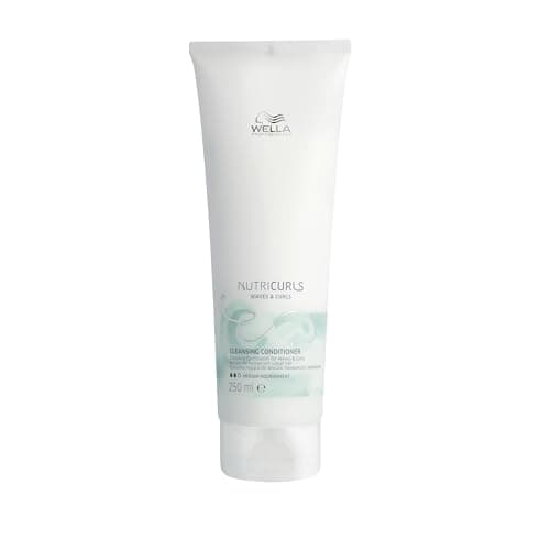 Image of Wella Professionals Nutricurls Cleansing Conditioner for Waves - With Jojoba Oil & Panthenol - Formulated with Nourish-In Complex (250ml)