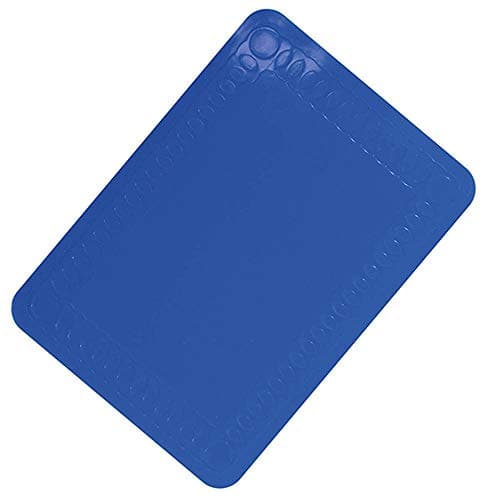 Image of Aidapt Anti Slip Wipe Clean Heat Resistant Silicone Table Mat 250x180mm in Blue