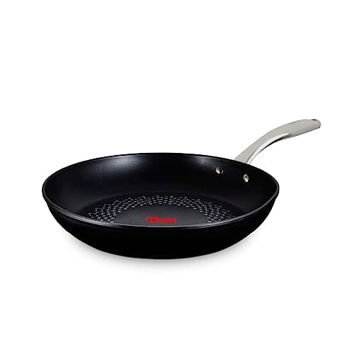 Image of Tower T900303 SmartStart Ultra Forged 32cm Aluminium Frying Pan with Easy Clean Aeroglide Non-Stick, 15x Stronger, Induction Compatible, Oven Safe up to 220°, Long Lasting, PFOA Free