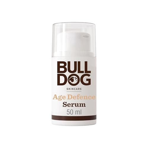 Image of Bulldog Skincare Age Defence Face Serum for Men, Face Moisturiser for Mature Skin, Reduces Signs of Ageing, Enriched With Brown Algae, 50ml