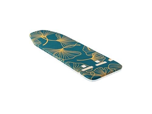 Image of Leifheit Cotton Comfort Universal Ironing Board Cover, cover for ironing boards up to max. 140 x 45 cm, molton padding, clip for re-tensioning, also suitable for steam stations