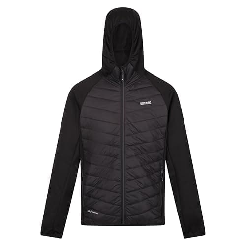 Image of Regatta Mens Andreson VIII Hybrid Padded Hooded Soft Shell Jacket