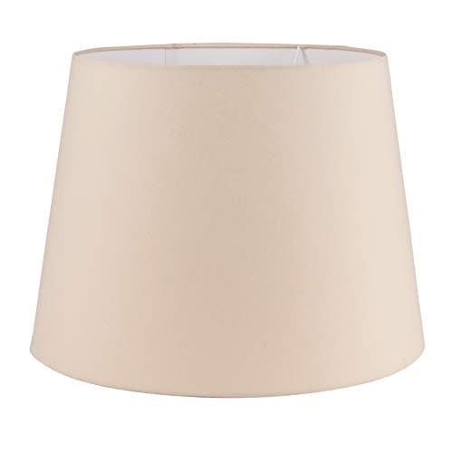 Image of MiniSun | Modern Tapered Light Shade in a Beige Fabric Finish | Floor Lamps & Torchieres, Home Décor & Improvement Essential | 45.5cm Shade Width