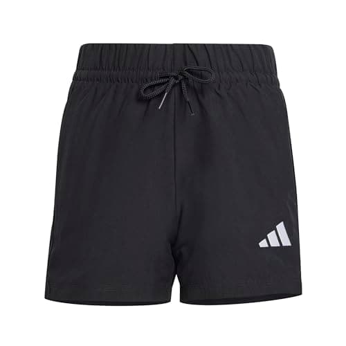 Image of adidas Unisex Kids Essentials Climacool Shorts, Black/White, 9-10 Years