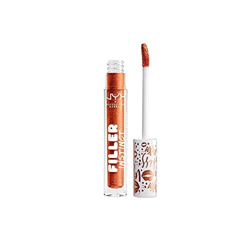 Image of NYX PROFESSIONAL MAKEUP Filler Instinct Plumping Lip Polish, Lip Plumper Gloss - New Money (Copper Gold)