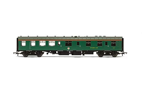 Image of Hornby Coach Car - R40025 BR(S), Mk1 Restaurant Buffet, S1696 - Era 9 Train Toy, 00 Gauge Carriage for Train Set, Rolling Stock Models for Adults - 1:76 Scale Model Gift