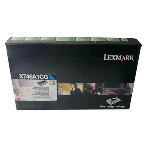Image of Lexmark Toner cartridge Original 1x Cyan X746A1CG X 746 DE