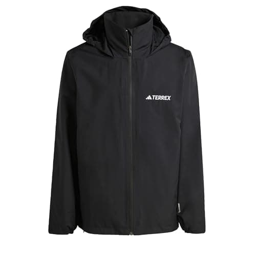 Image of adidas Men's Terrex Multi Essentials 2 Layer Rain Jacket, black, M