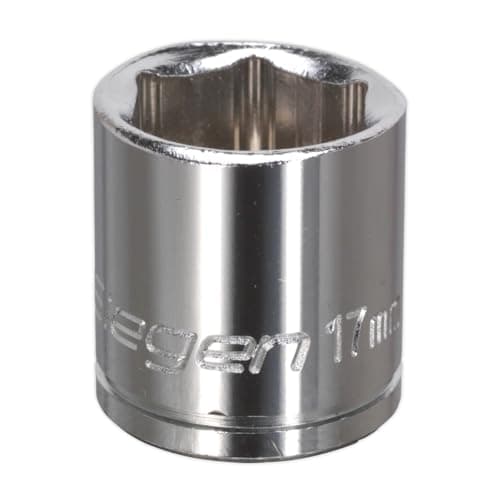 Image of Sealey WallDrive Socket 17mm 3/8"Sq Drive - S0584