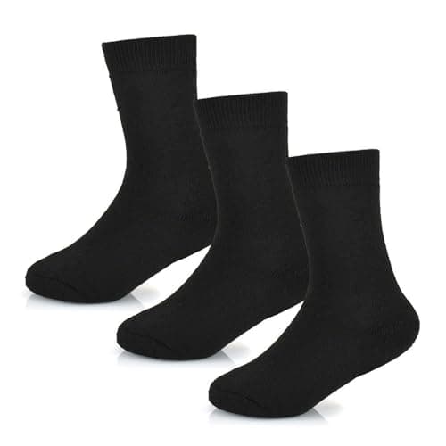 Image of A2Z 4 Kids Boys Girls Thermal Socks Ultimate Winter - Socks AZ598 Black 3 Pack 11-14