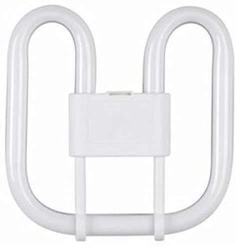 Image of British Electric Lamps 2 X 16w 2D Square 2-Pin GR10q Cap Cool White (4000k) Compact Fluorescent Lamp, GR8,16 W