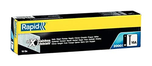 Image of Rapid Professional No. 16A 20° Stainless Steel Brad Nails, Length 38 mm, Pack of 2000, 5000822